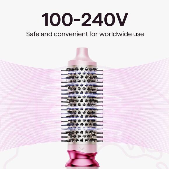 Wavytalk - Heatwave Pro 5-in-1 Curling Wand Set, Inc Pink - Picture 6 of 13